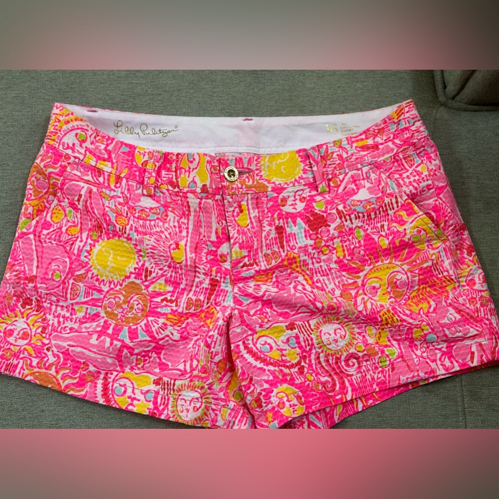 NWOT size 16 BRIGHT Callahan Shorts Lilly Pulitzer
